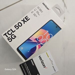 TCL 50 XE 5G Smartphone - Blue and Black